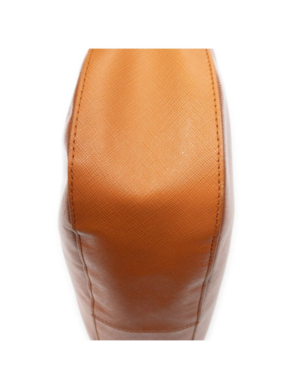Prada Zip Hobo Orange Saffiano Leather - Picture 7 of 10